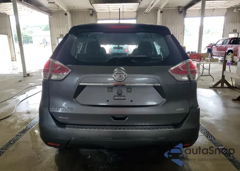 2015 Nissan Rogue S из США, поврежденный, VIN KNMAT2MV9FP507766